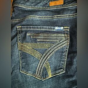 Seven size 18 bootcut jeans.